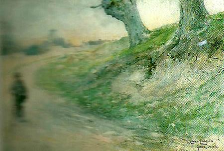 Carl Larsson vagen till grez oil painting picture